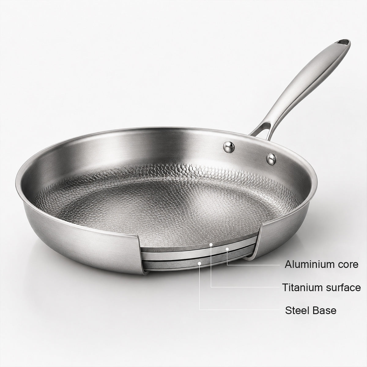 Nordvale™ Hammered Titanium Pan