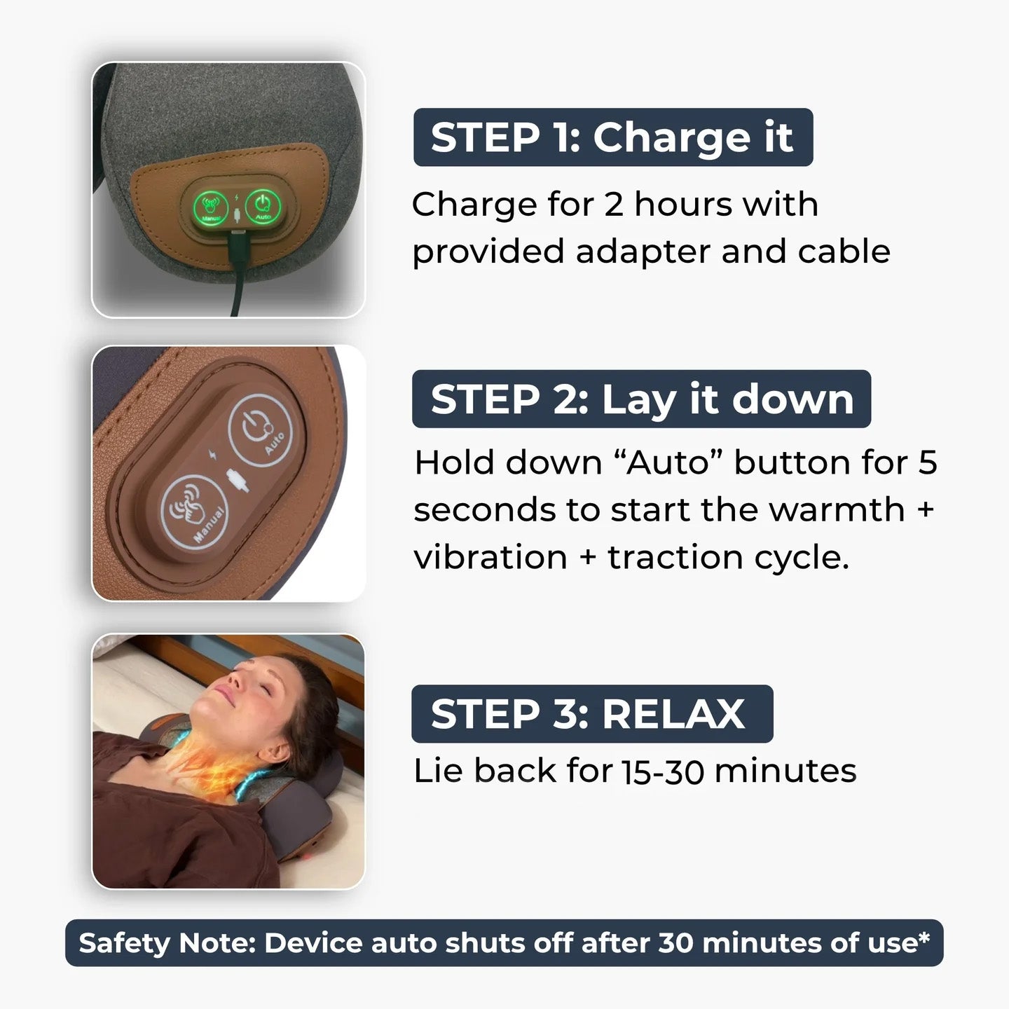 Stille™ 3-in-1 Neck Massager