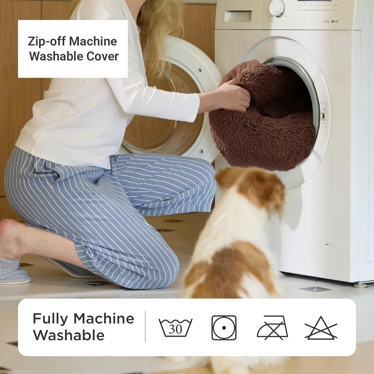 CalmNest™ Calming Dog Bed