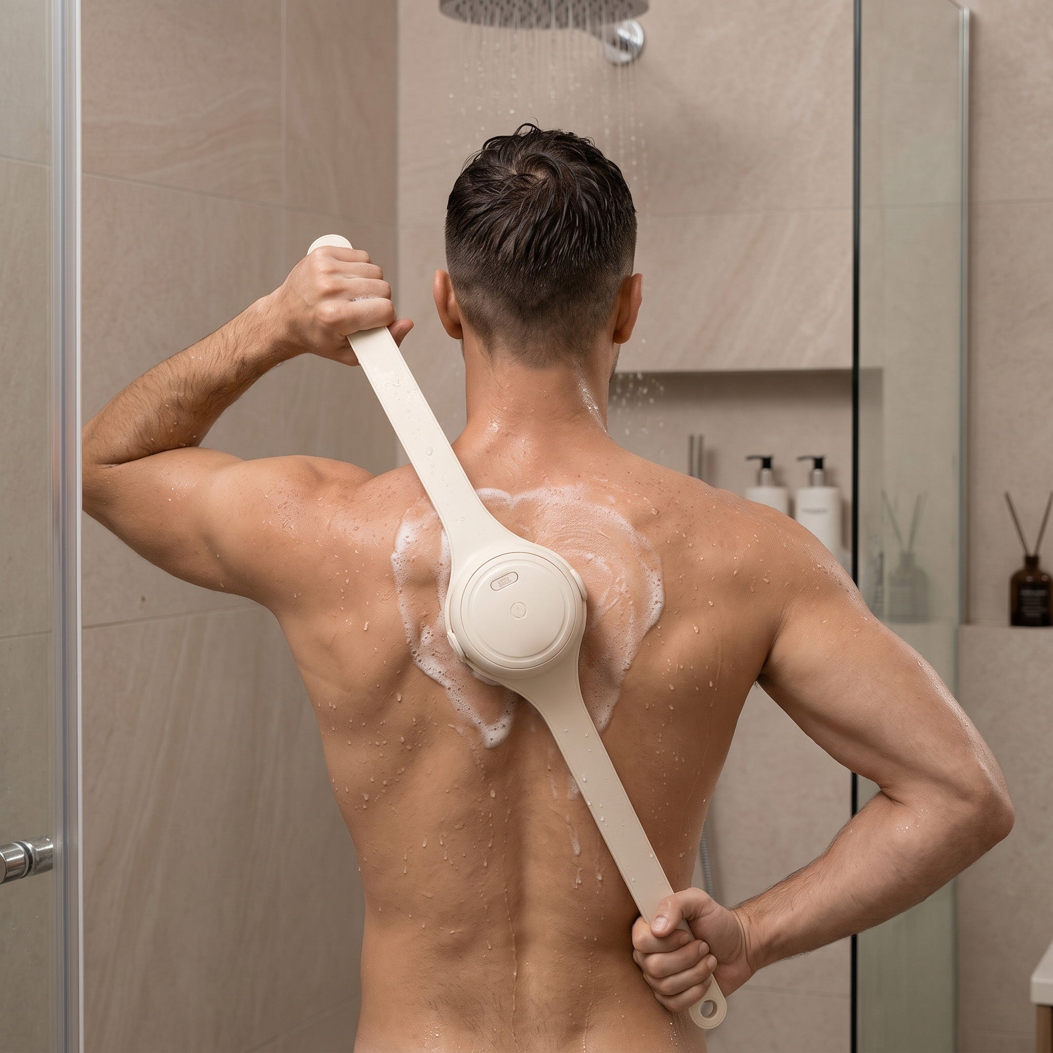 The ClearBack™ Electric Back Brush